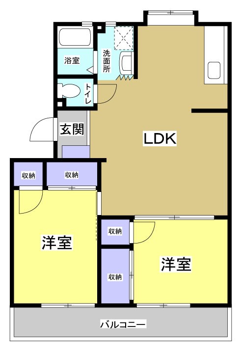 メゾンさくら 間取り図