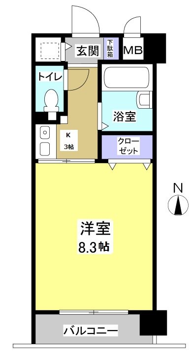 ブライティ助信 間取り図