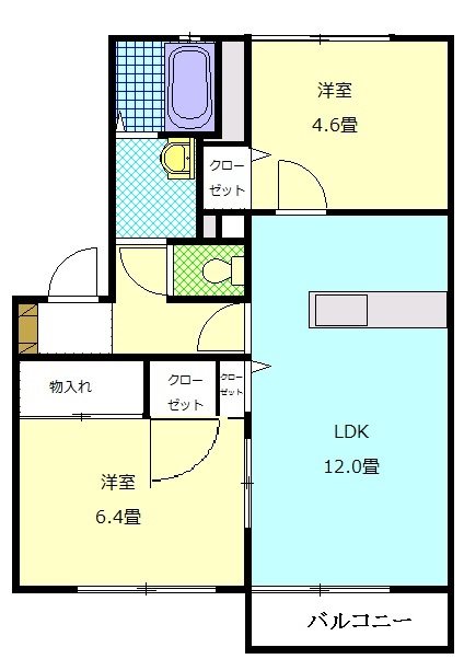 ドエル川井Ｂ 間取り