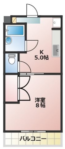 ブロードヒル 306号室 間取り