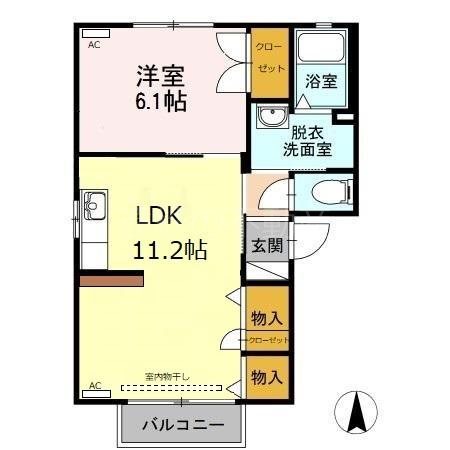 パストラル春岡　Ａ棟 間取り