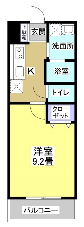 ビアンヌール八幡駅 間取り図
