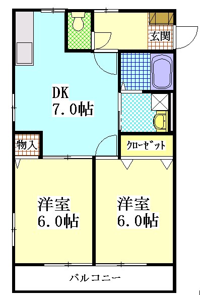 アシュテムハイツ 間取り