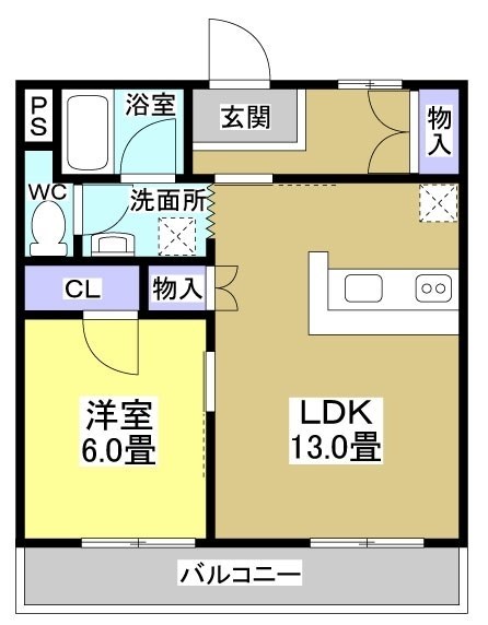 ハイツプリムローズ 間取り図