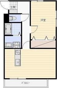 アモリールⅡ 301号室 間取り