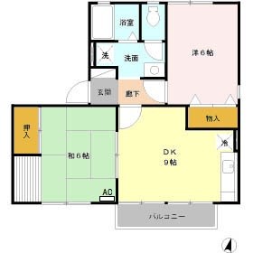 コーポ深町　Ｂ 間取り