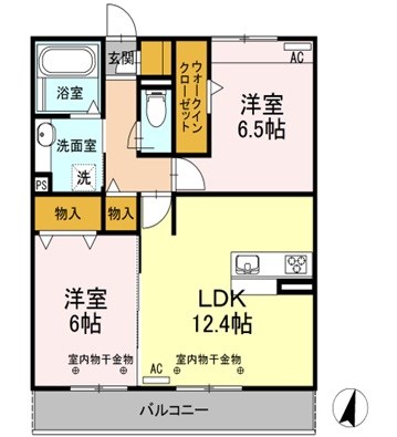 Ｒｅｃｅｎｔｅ和田　B棟 間取り