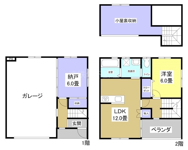 ガレージハウス浜松 N2号室 間取り