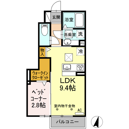 メヌエット 間取り図