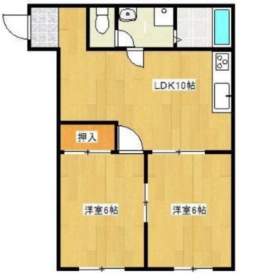 カトレアコーポ 間取り図