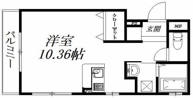 パープルシャトーマルモ 間取り図