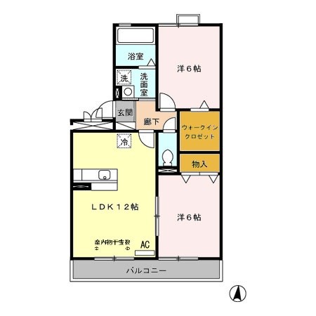 サンティール幸和 間取り図