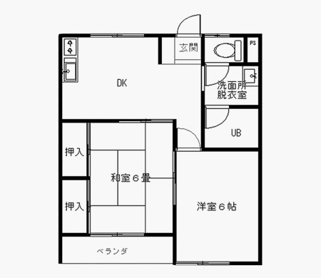 ハイツシンバ 間取り図