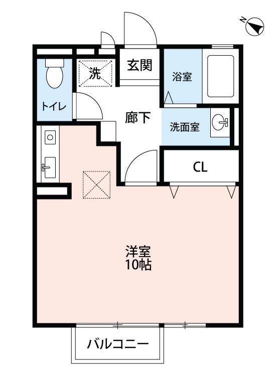 メゾン・ド・ベガ 205号室 間取り