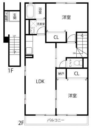 向日葵II 間取り図