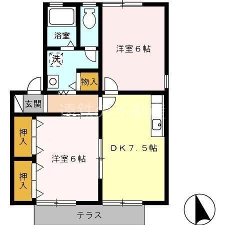 アルカディア　C 間取り