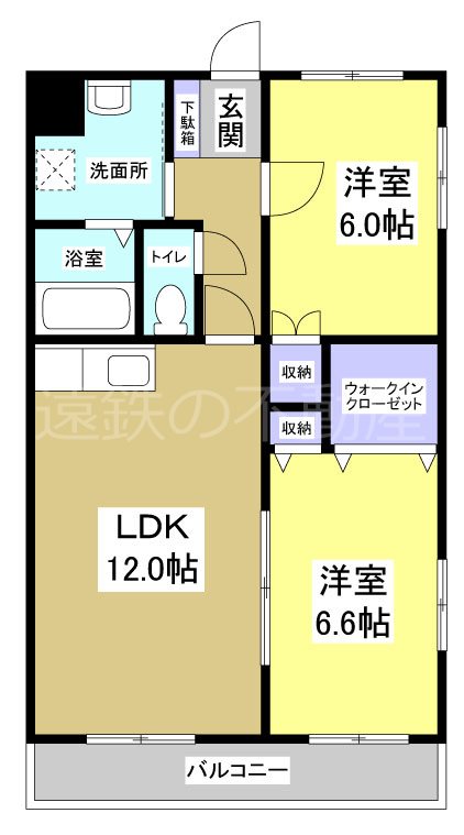 ブライトリー染地台Ⅱ 間取り図