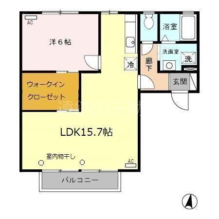 ルミエール池田  間取り図