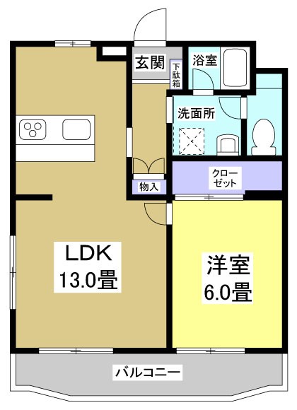 ヴィラ貴平 間取り図