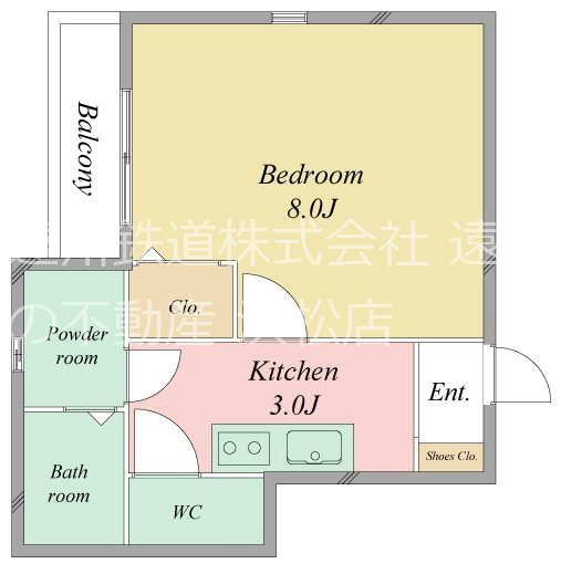 クレフラスト中島 間取り図
