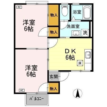 セジュールビオレット 間取り