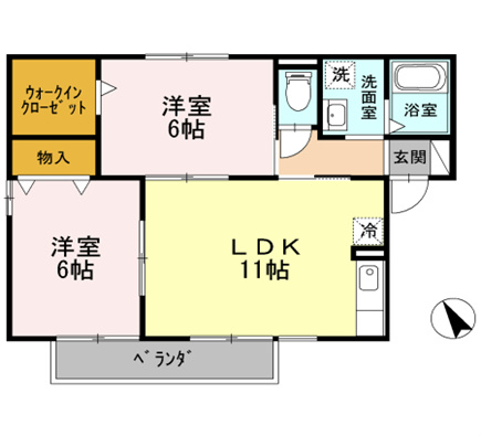 シエル高塚 間取り図