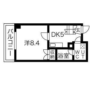 カーサ・ミラ北寺島 間取り図
