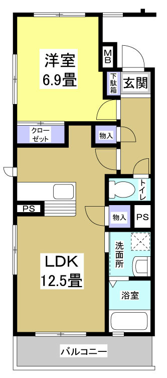 グリーンヒル 間取り図