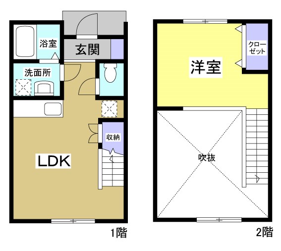 エスパレスB 109号室 間取り