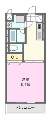 トラスティ都盛 102号室 間取り