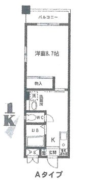 IVYキャッスルⅡ 305号室 間取り