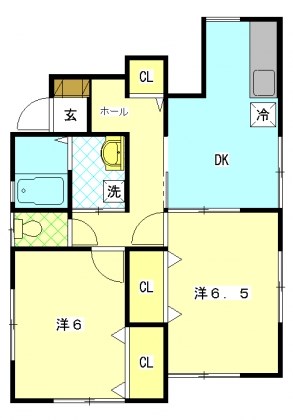 フィオーレ 101号室 間取り