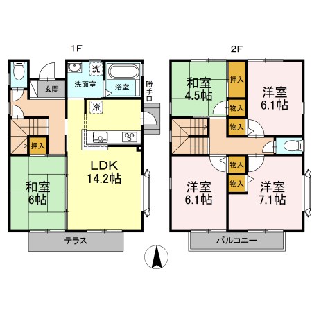 プレンティB 間取り