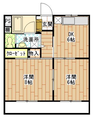 ハイツプリムローズ 間取り図