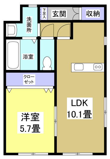 ザ・レジデンス小豆餅 間取り図
