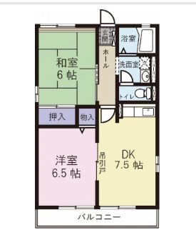 ブルージュ 間取り図