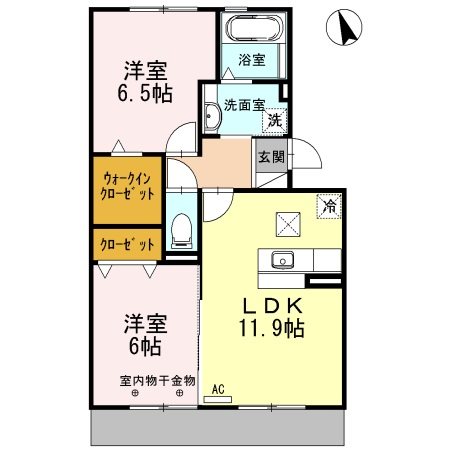 ジュフーレ和田 間取り図