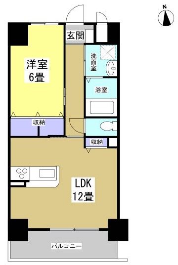 ホワイトアパートメント 間取り図