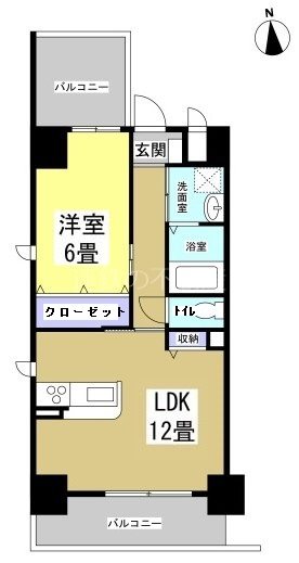 ホワイトアパートメント 間取り図