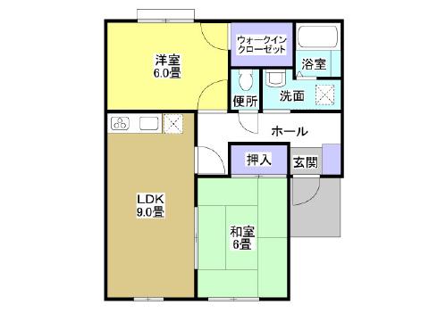 ブライティ浅間 101号室 間取り