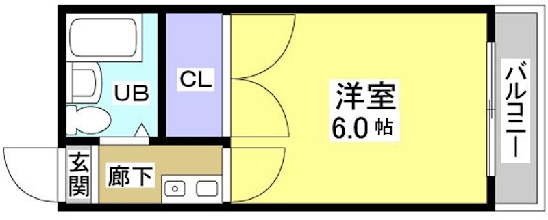 すばる城北 205号室 間取り