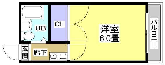 すばる城北 212号室 間取り