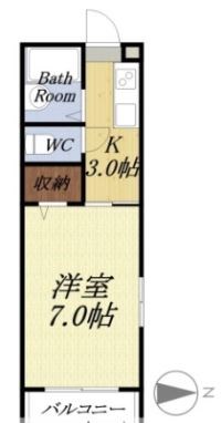 プラテーク高尾 間取り図