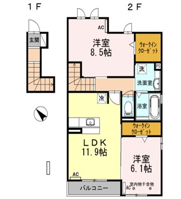 Arpege　A 間取り図