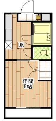 サンリバーM 102号室 間取り