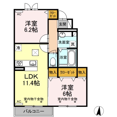 ピュア 間取り図