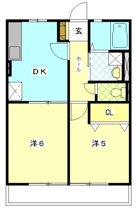 ゆうあい 102号室 間取り