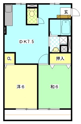 リオンドール 間取り図