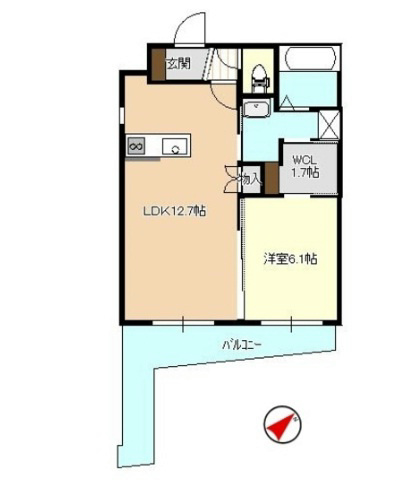 棒屋第11下池ハイツ 間取り図