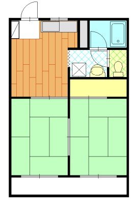 コーポ浅名 間取り図